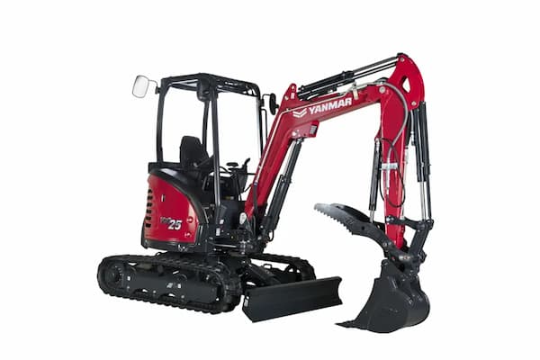 6,000 LBS MINI EXCAVATOR, OPEN ROPS.