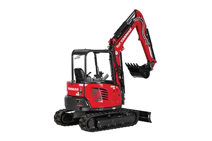 12,000 LBS MINI EXCAVATOR, OPEN ROPS.