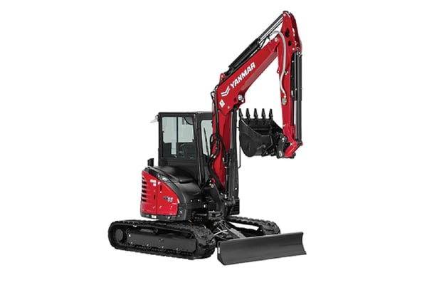 10,000 LBS MINI EXCAVATOR, CLOSED CAB.