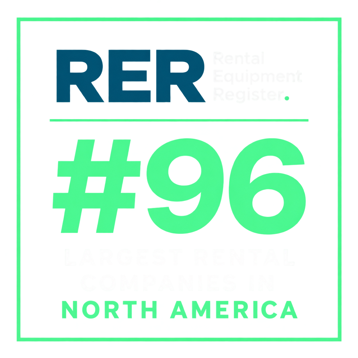 RER 100 — Rental Equipment Register