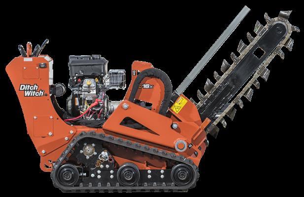 36" TRENCHER, WALK-BEHIND.