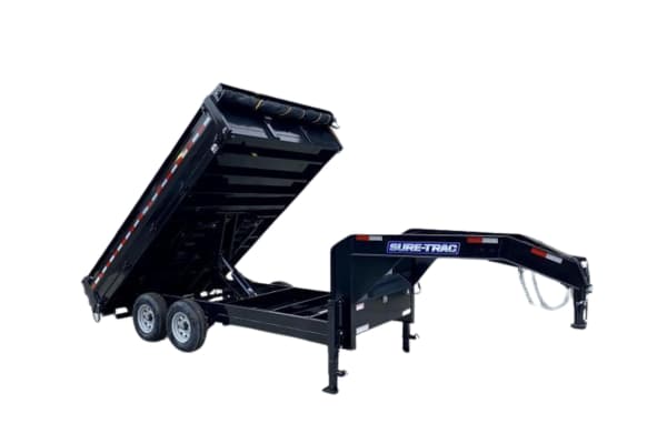 8X14 DUMP TRAILER 4' WALLS