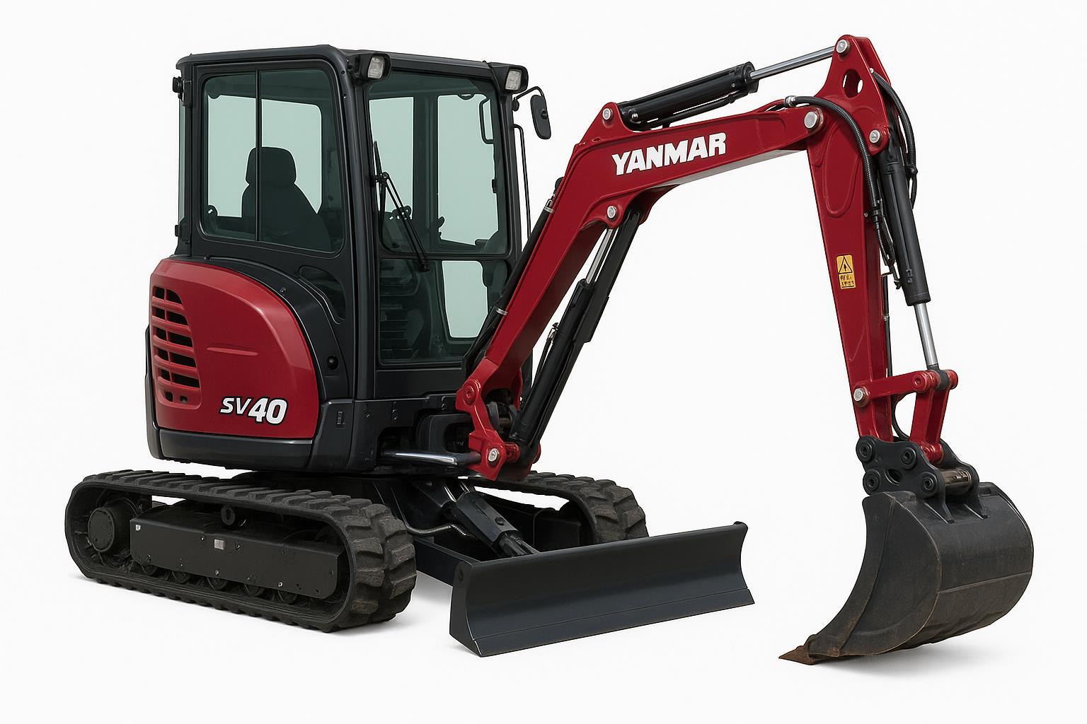 9,000 LBS MINI EXCAVATOR, CLOSED CAB
